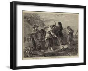 Lel the Tshar Ari' Said Euri to Her, at This Order She Extinguished the Embers with Water-Francis William Topham-Framed Giclee Print