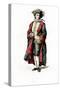 Lelio costume dated 1726-Maurice Sand-Stretched Canvas