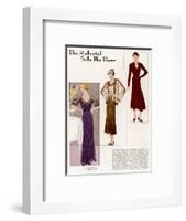 Lelong Fashions 1932-null-Framed Art Print