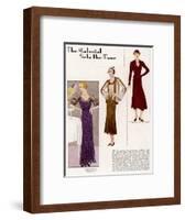 Lelong Fashions 1932-null-Framed Art Print