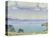 Leman Lake Seen from Chexbre-Ferdinand Hodler-Stretched Canvas