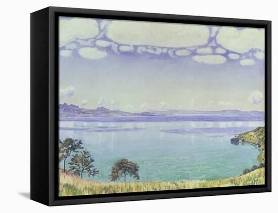 Leman Lake Seen from Chexbre-Ferdinand Hodler-Framed Stretched Canvas