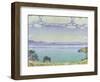 Leman Lake Seen from Chexbre-Ferdinand Hodler-Framed Giclee Print