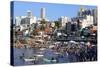 Lemanja Festival on Rio Vermelho Beach, Salvador, Bahia, Brazil, South America-Godong-Stretched Canvas