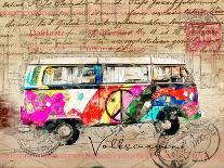 vw combi art-Lembayung senja studio-Giclee Print