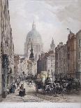 Fleet Street, London, C1850-Lemercier-Stretched Canvas