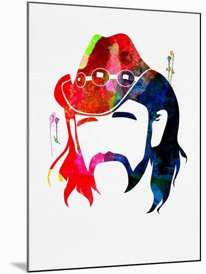 Lemmy Watercolor-Lana Feldman-Mounted Art Print