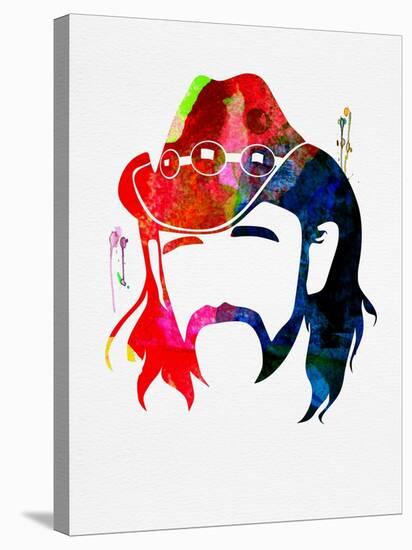 Lemmy Watercolor-Lana Feldman-Stretched Canvas