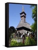 Lemn Din Deal Wooden Church, UNESCO World Heritage Site, Ieud, Maramures, Romania, Europe-Marco Cristofori-Framed Stretched Canvas