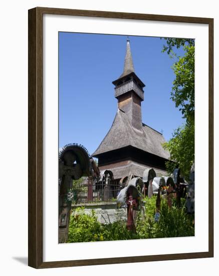 Lemn Din Deal Wooden Church, UNESCO World Heritage Site, Ieud, Maramures, Romania, Europe-Marco Cristofori-Framed Photographic Print