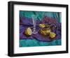 Lemon and Lilac 2020 (oil on canvas)-Tilly Willis-Framed Giclee Print