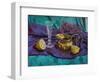 Lemon and Lilac 2020 (oil on canvas)-Tilly Willis-Framed Giclee Print