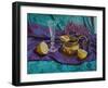 Lemon and Lilac 2020 (oil on canvas)-Tilly Willis-Framed Giclee Print