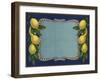 Lemon Branches - Citrus Crate Label-Lantern Press-Framed Art Print