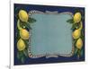 Lemon Branches - Citrus Crate Label-Lantern Press-Framed Art Print