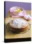 Lemon Cake with Icing Sugar-Nikolai Buroh-Stretched Canvas