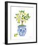 Lemon Chinoiserie I-Farida Zaman-Framed Art Print