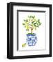 Lemon Chinoiserie I-Farida Zaman-Framed Art Print