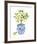 Lemon Chinoiserie I-Farida Zaman-Framed Art Print