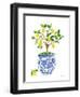 Lemon Chinoiserie I-Farida Zaman-Framed Art Print