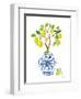 Lemon Chinoiserie II-Farida Zaman-Framed Art Print