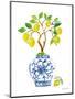 Lemon Chinoiserie II-Farida Zaman-Mounted Art Print