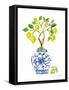 Lemon Chinoiserie II-Farida Zaman-Framed Stretched Canvas