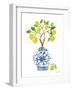 Lemon Chinoiserie II-Farida Zaman-Framed Art Print