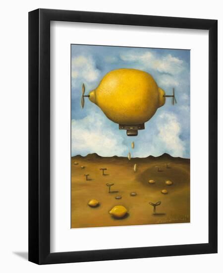 Lemon Drops-Leah Saulnier-Framed Premium Giclee Print