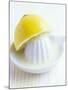 Lemon Half on Lemon Squeezer-Maja Smend-Mounted Photographic Print