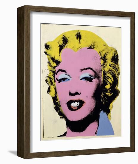 Lemon Marilyn, 1962-Andy Warhol-Framed Art Print