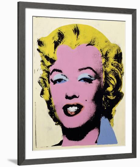 Lemon Marilyn, 1962-Andy Warhol-Framed Giclee Print