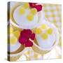 Lemon Muffins with Jelly Fruits and Blossoms-C. Nidhoff-Lang-Stretched Canvas