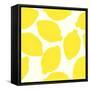 Lemon Pattern-TashaNatasha-Framed Stretched Canvas