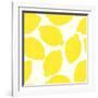 Lemon Pattern-TashaNatasha-Framed Art Print