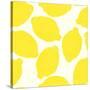 Lemon Pattern-TashaNatasha-Stretched Canvas