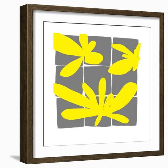 Lemon Pop Four-Jan Weiss-Framed Art Print