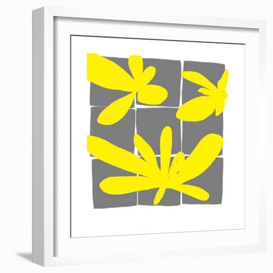 Lemon Pop Four-Jan Weiss-Framed Art Print