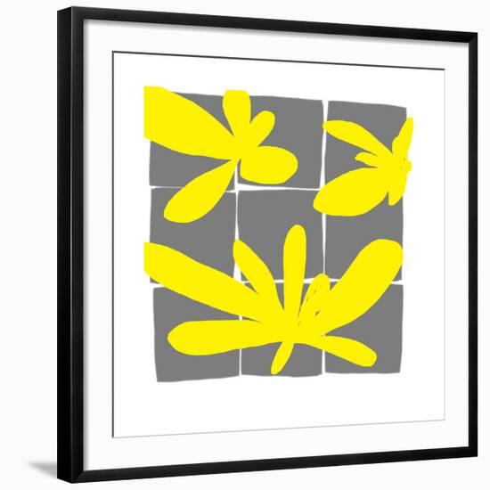 Lemon Pop Four-Jan Weiss-Framed Art Print