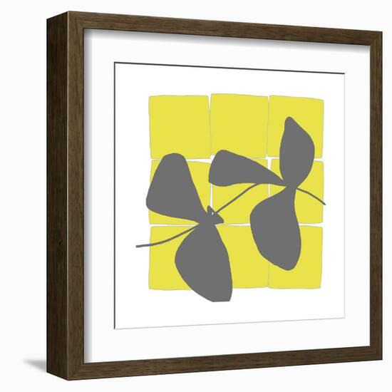 Lemon Pop One-Jan Weiss-Framed Art Print