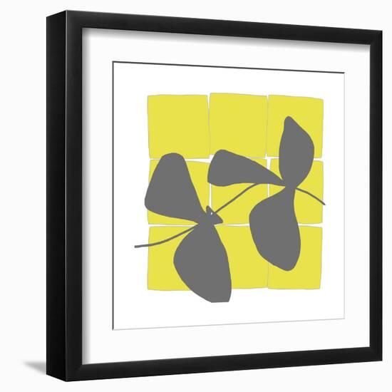 Lemon Pop One-Jan Weiss-Framed Art Print