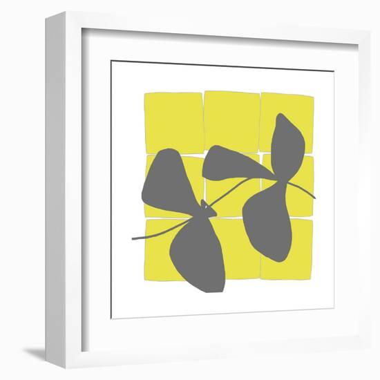 Lemon Pop One-Jan Weiss-Framed Art Print