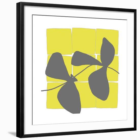 Lemon Pop One-Jan Weiss-Framed Art Print