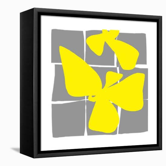 Lemon Pop Three-Jan Weiss-Framed Stretched Canvas