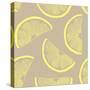 Lemon Seamless Pattern-Kseniia Romanova-Stretched Canvas