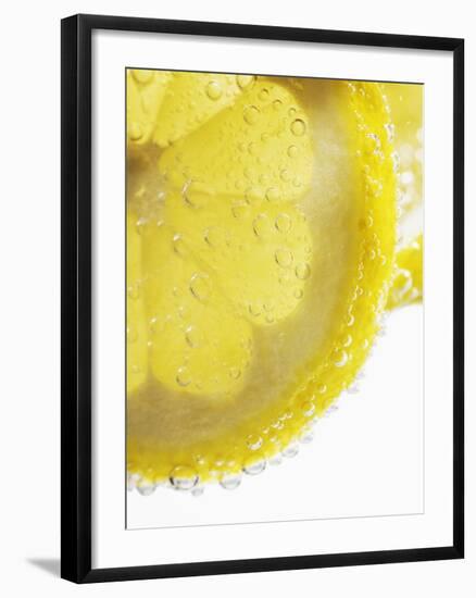 Lemon Slices in Water-Victoria Firmston-Framed Photographic Print