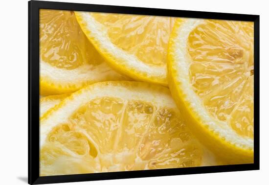 Lemon Slices Number 3-Steve Gadomski-Framed Photographic Print