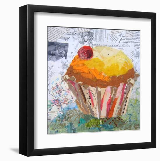 Lemon Tea Cake-null-Framed Art Print