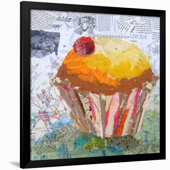 Lemon Tea Cake-null-Framed Art Print