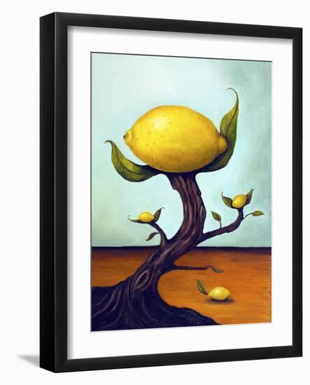 Lemon Tree Surreal-Leah Saulnier-Framed Giclee Print